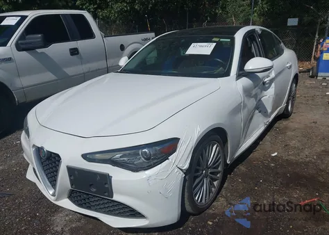 2019 Alfa Romeo Giulia Ti Lusso Rwd from USA, damaged, VIN ZARFAMBN8K7598605